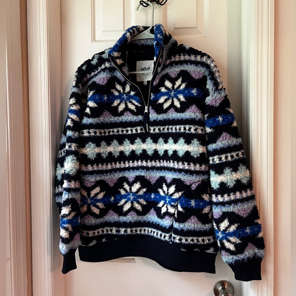 Aerie Quarter-Zip Pullover -  XXS
